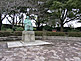 Statue of Sutezo Nishimura in Osaka Tempozan Park