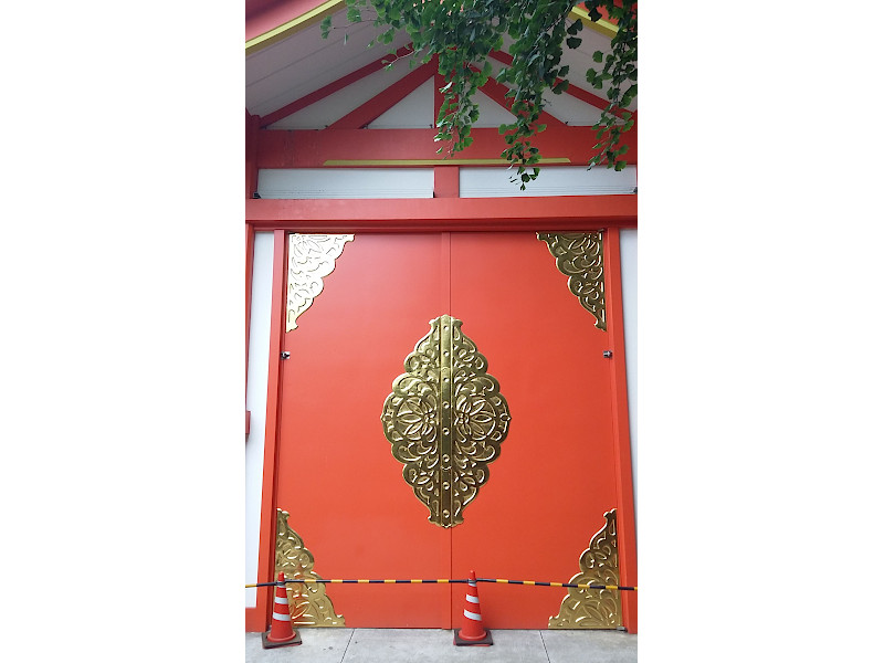 Decoration Hanazono Shrine in Shinjuku