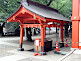 Purification Basin (Chozuya) Hanazono Shrine in Shinjuku Tokyo