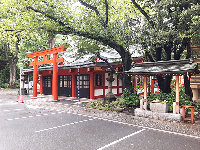 Massha at Akasaka Hie Shrine in Tokyo