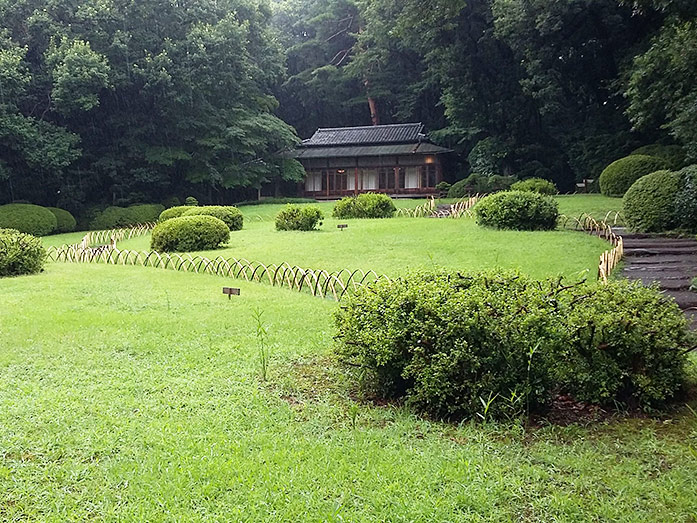 Teahouse Kakuun-tei of Meiji Jingu in Tokyo