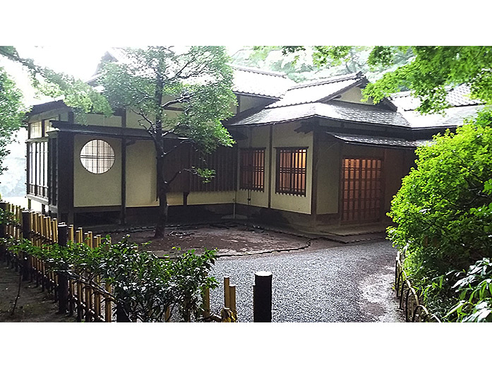 Teahouse Kakuun-tei of Meiji Jingu in Tokyo