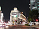 Ginza district at night in Tokyo