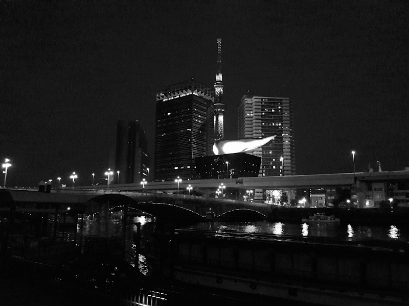 Sumida River and Asahi Brewery in Asakusa