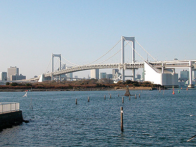 Tokyo Odaiba Rainobw Bridge