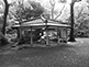 Kiosk in Rikugien Garden in Tokyo