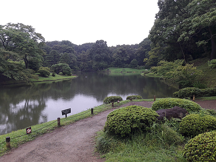 Rikugien Garden in Tokyo