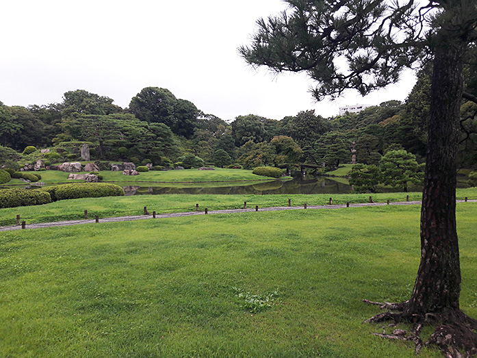 Rikugien Garden in Tokyo