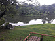View from Tea House Fukiage-chaya in Rikugien Garden in Toyko