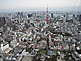 Great View from Mori Tower Roppongi Hills to Tokyo Tower