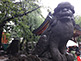 Statue Asakusa Shrine near Sensoji Temple in Tokyo