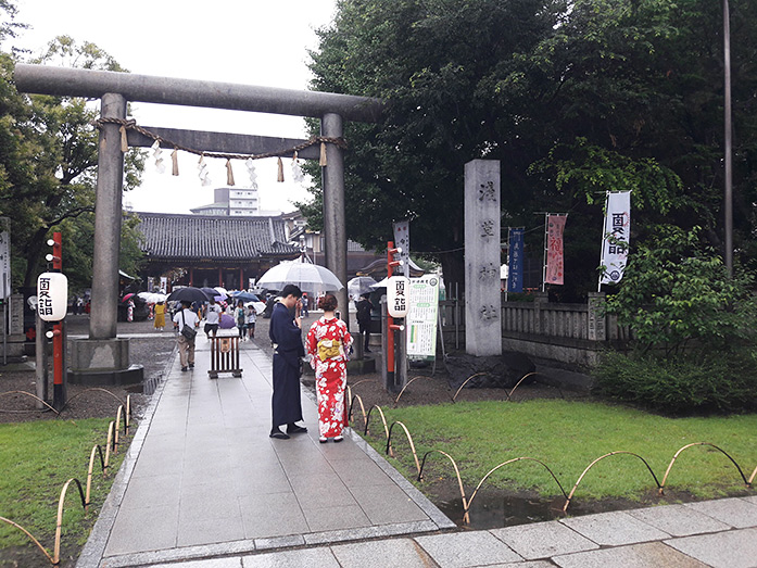 Entrance of Asakusa Shrine, Sensoji Temple in Asakusa Tokyo