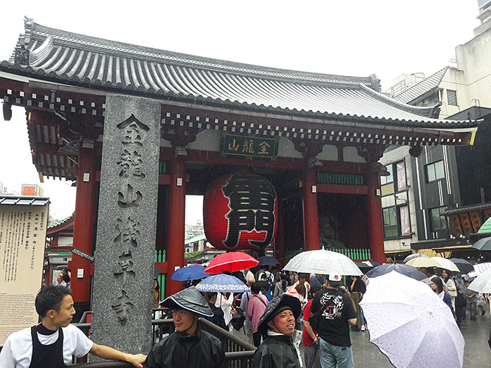 Kaminarimon Gate of Sensoji Temple in Asakusa