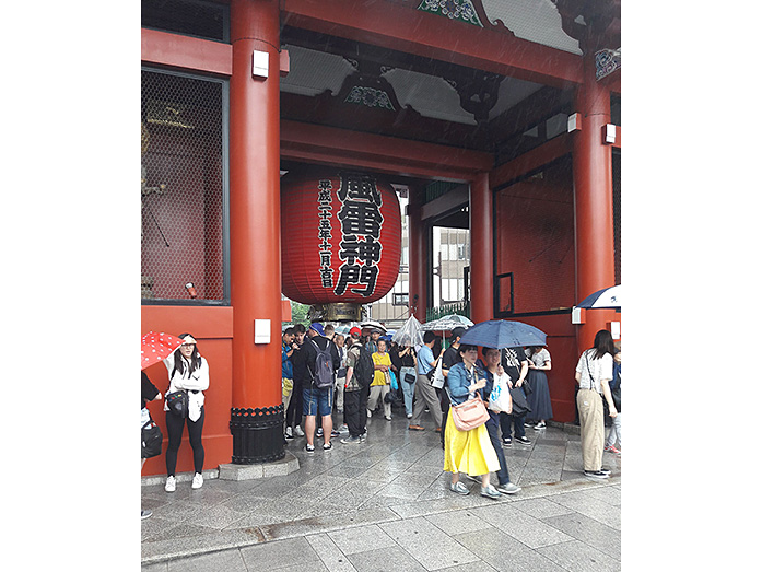 Kaminarimon Gate of Sensoji Temple in Asakusa