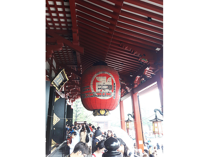 Main Hall (Hondo) Sensoji Temple in Asakusa Tokyo