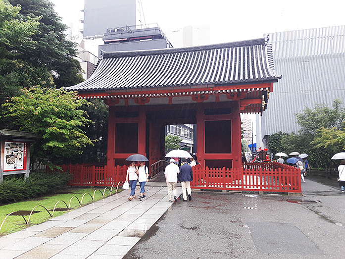 Nitenmon Gate of Sensoji Temple in Asakusa Tokyo