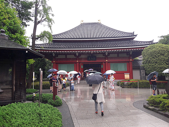 Yogodo Hall, Sensoji Temple in Asakusa Tokyo
