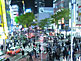 Shibuya Street Scene at night in Toyko