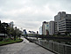 Walking along Meguro River in Shinagawa in Tokyo