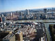 Old Tsukiji Market view from Shiodome City Center in Tokyo