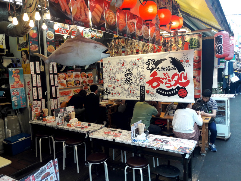 Ameyoko Market in Ueno Tokyo