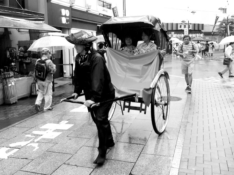 Rickshaw Ride in Asakusa in Tokyo
