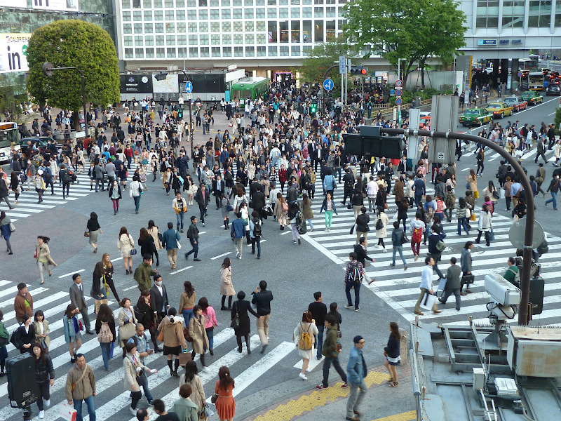 Shibuya Crossing in Tokyo