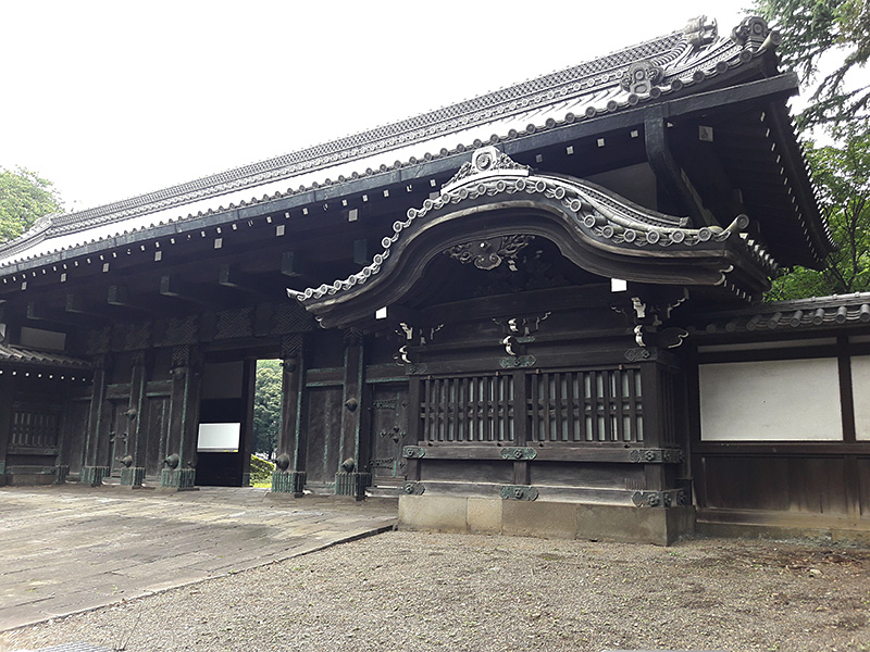 Kuromon (Black Gate) Inshu-Ikeda Residence Ueno Park