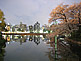 Shinobazu Pond at night within Ueno Park in Tokyo