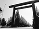Daiichi Torii Great Gate of Yasukuni Shrine in Tokyo