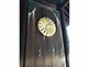 Door at Shinmon Main Gate with Imperial Seal of Japan, Yasukuni Shrine