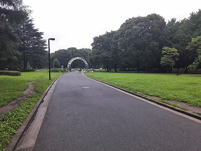 Entrance of Yoyogi Park in Tokyo