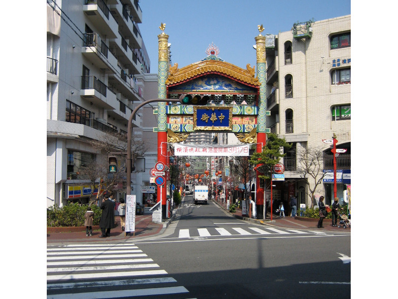 Suzaku-mon Gate Yokohama Chinatown