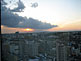View from the Technowave 100 Building at Sunset over Yokohama