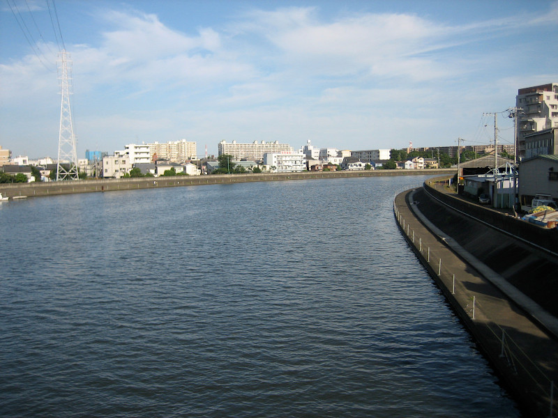 Tsurumi River in Yokohama