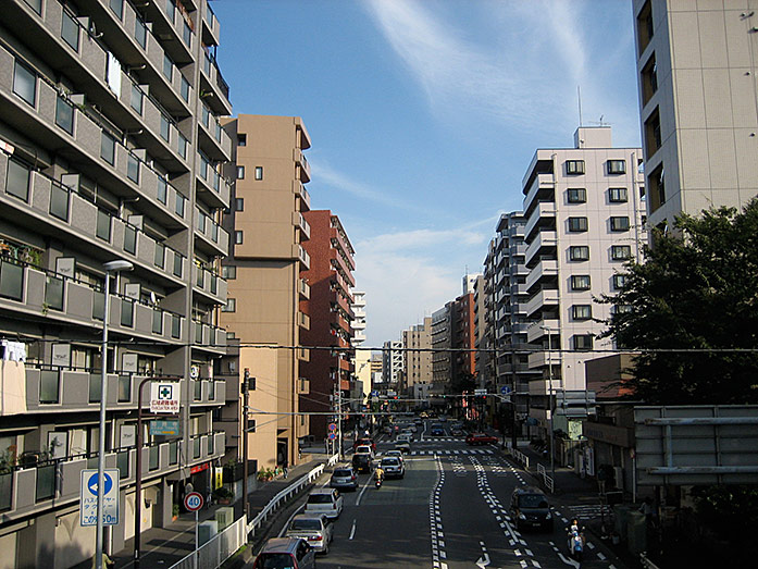 Street scene in Tsurumi Yokohama