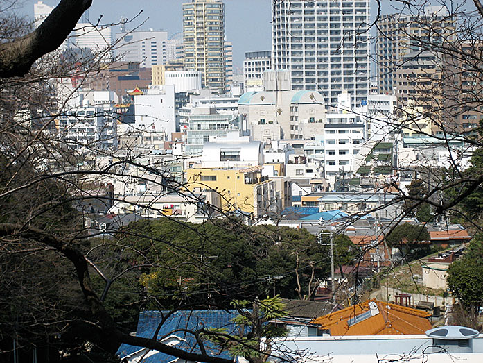 View from the Yokohama Foreign General Cemetery
